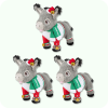 Dominick The Donkey Plush 3PCS