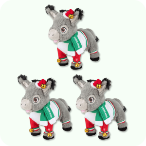 Dominick The Donkey Plush 3PCS