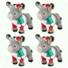 Dominick The Donkey Plush 4PCS